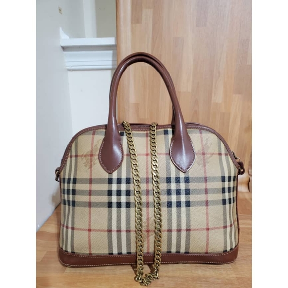Burberry Handbags - Authentic Burberry Alma Nova Check PVC